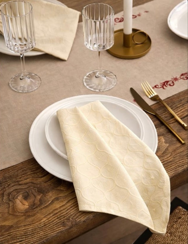 Jacquard Cloth dinner table napkins